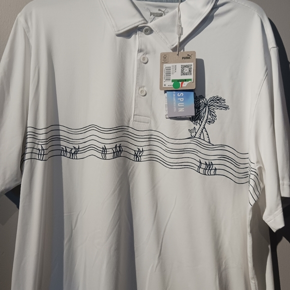 Puma Golf Oasis Polo Shirt size large - Picture 3 of 4